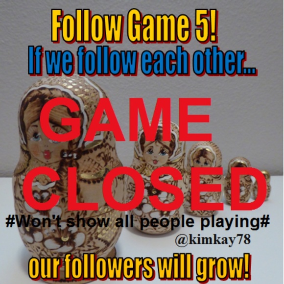 Follow Game Other - GAME CLOSED- Will Not Load Full List Of Players